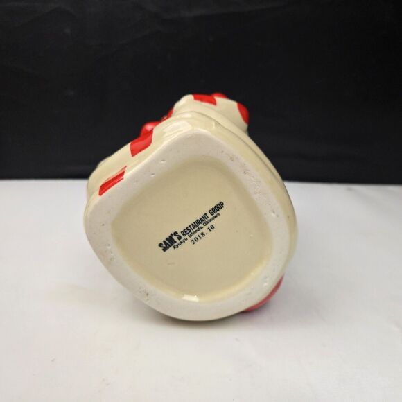 Sam's Restaurant Fu Dog Lion Shisha Tiki Mug Okinawa Japan w/ Logo Ltd Edition - Picture 11 of 11